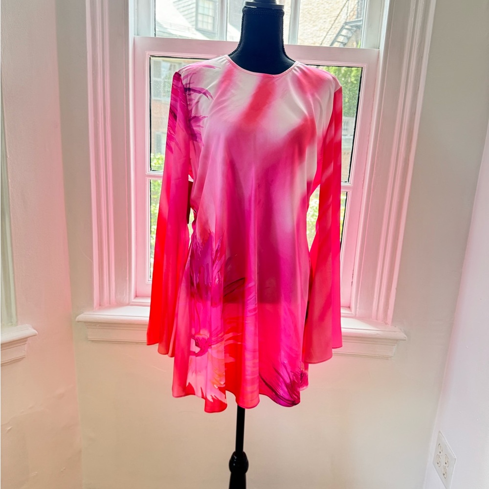 HEMANT AND NANDITA Abira Mini Dress in Pink